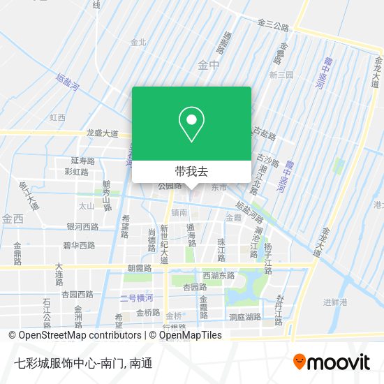 七彩城服饰中心-南门地图