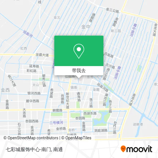 七彩城服饰中心-南门地图