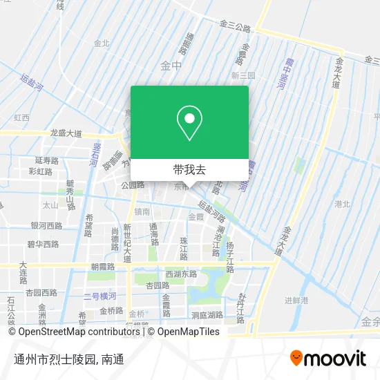 通州市烈士陵园地图