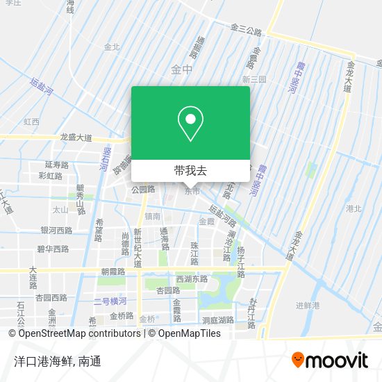 洋口港海鲜地图