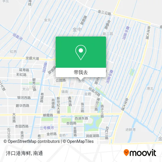 洋口港海鲜地图