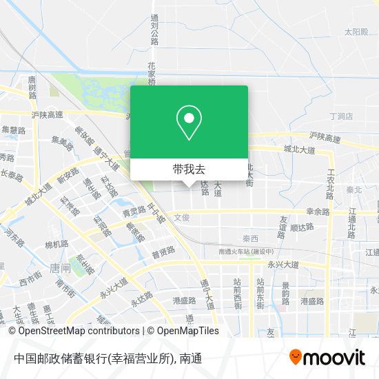 中国邮政储蓄银行(幸福营业所)地图