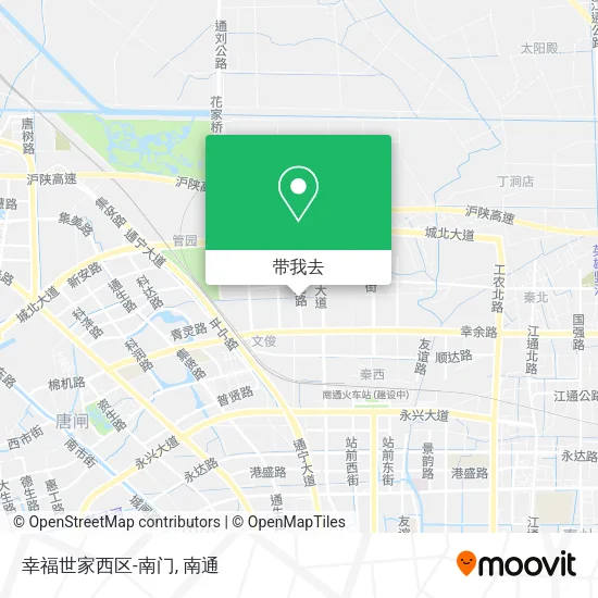 幸福世家西区-南门地图