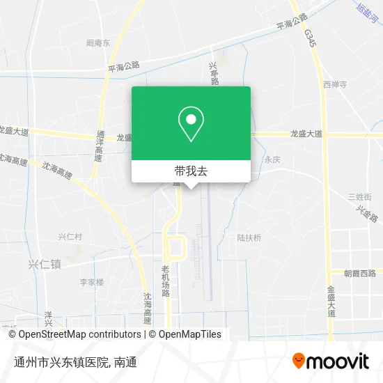 通州市兴东镇医院地图