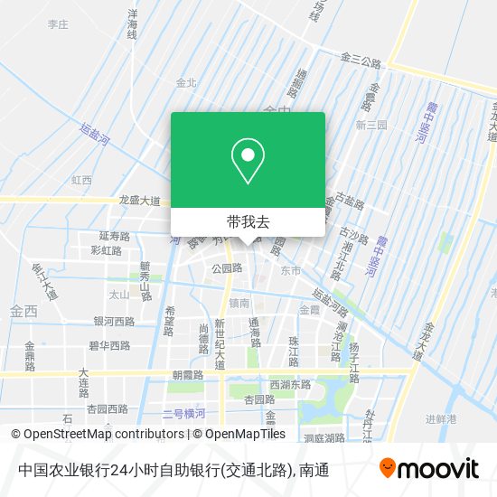 中国农业银行24小时自助银行(交通北路)地图