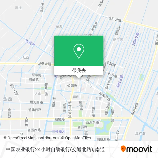 中国农业银行24小时自助银行(交通北路)地图
