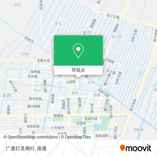 广通灯具商行地图