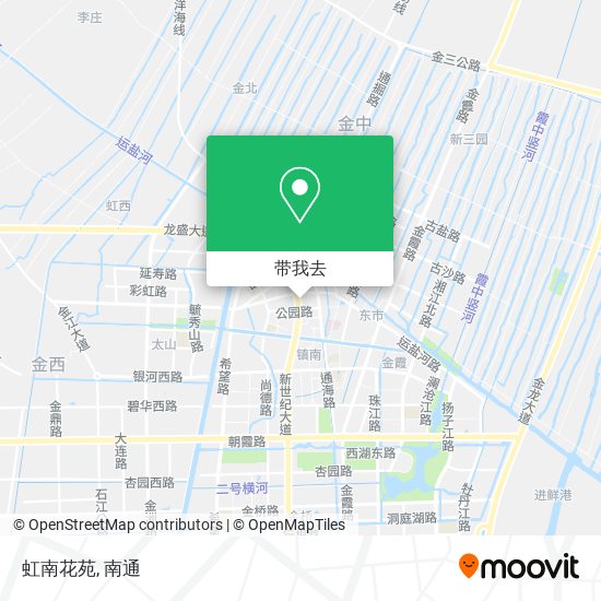 虹南花苑地图
