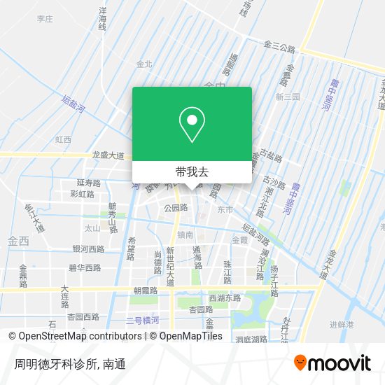 周明德牙科诊所地图