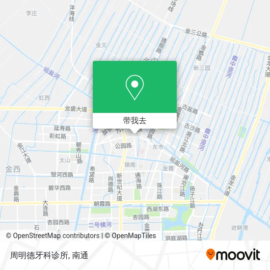 周明德牙科诊所地图