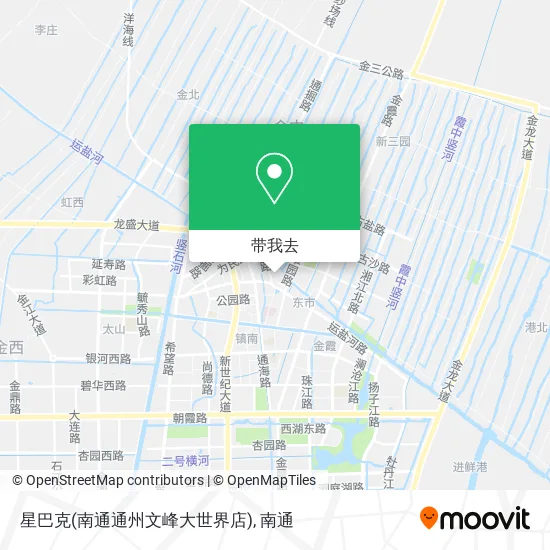 星巴克(南通通州文峰大世界店)地图