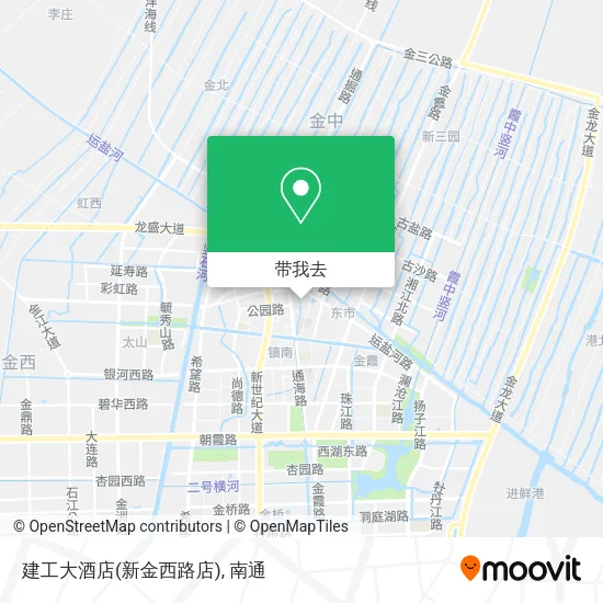 建工大酒店(新金西路店)地图