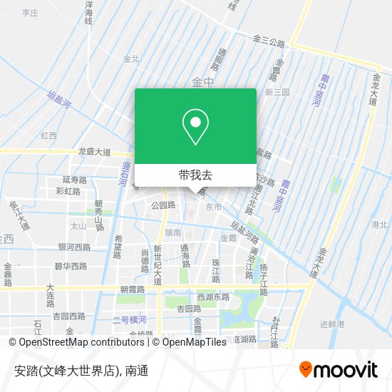 安踏(文峰大世界店)地图