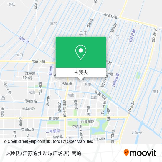 屈臣氏(江苏通州新瑞广场店)地图