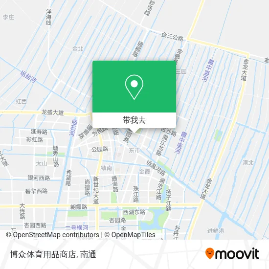博众体育用品商店地图