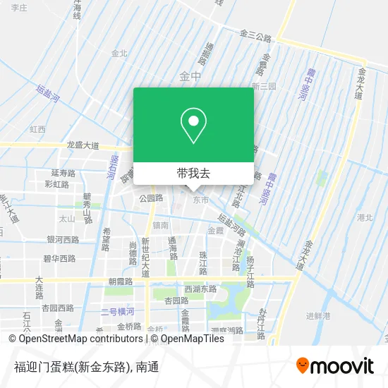 福迎门蛋糕(新金东路)地图