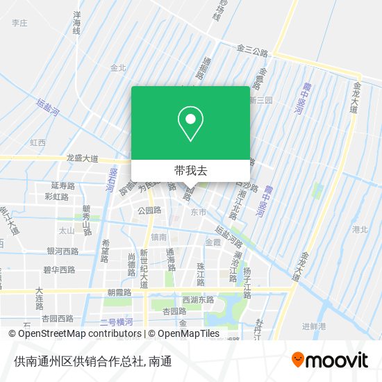 供南通州区供销合作总社地图