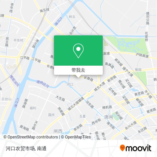 河口农贸市场地图