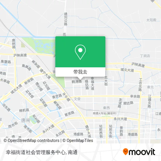 幸福街道社会管理服务中心地图