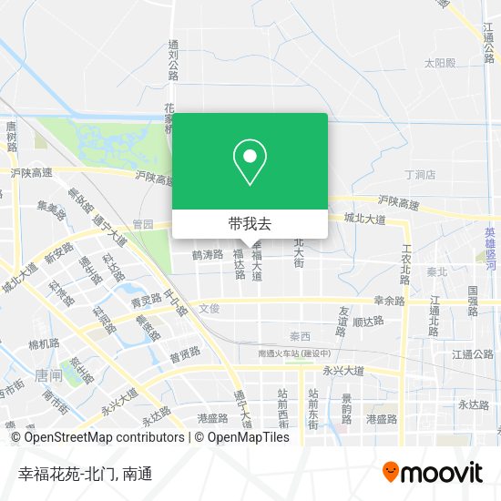 幸福花苑-北门地图