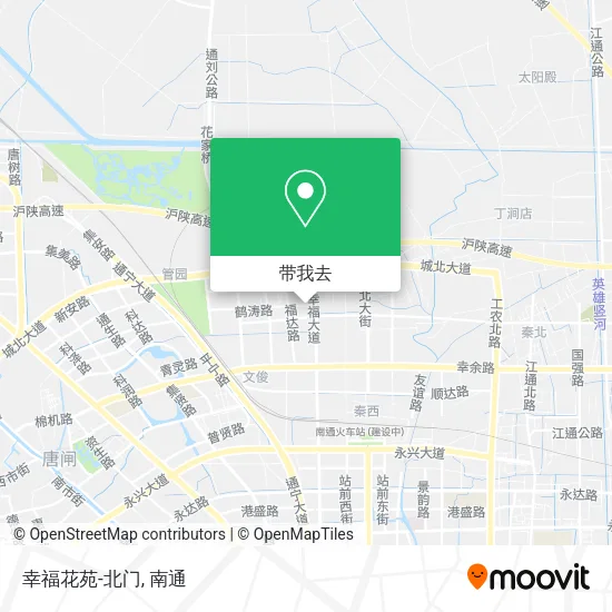 幸福花苑-北门地图