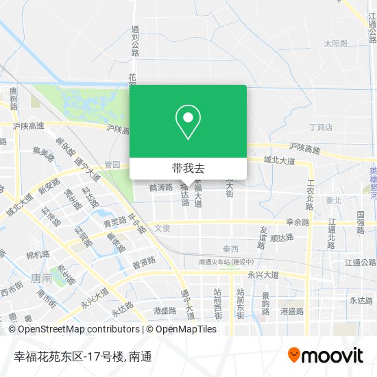幸福花苑东区-17号楼地图