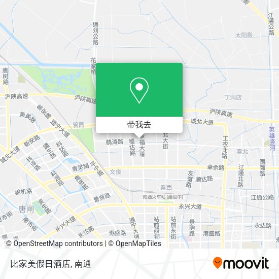 比家美假日酒店地图