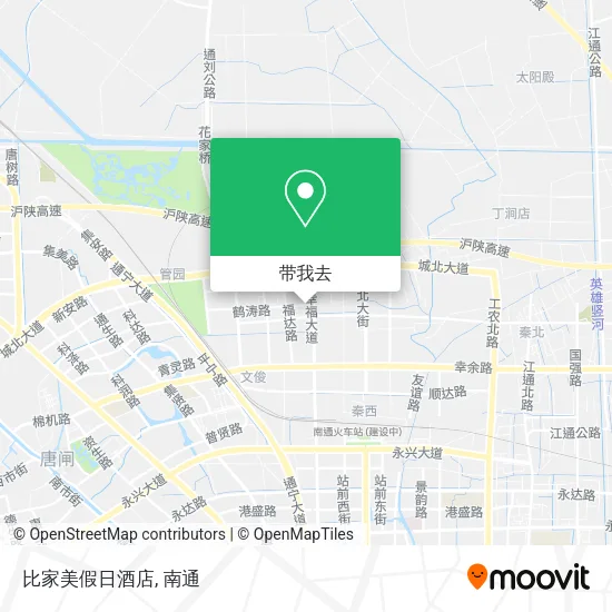 比家美假日酒店地图
