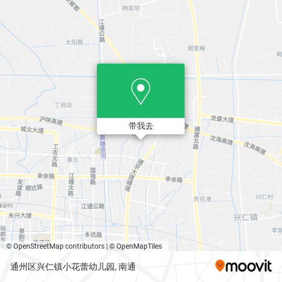 通州区兴仁镇小花蕾幼儿园地图