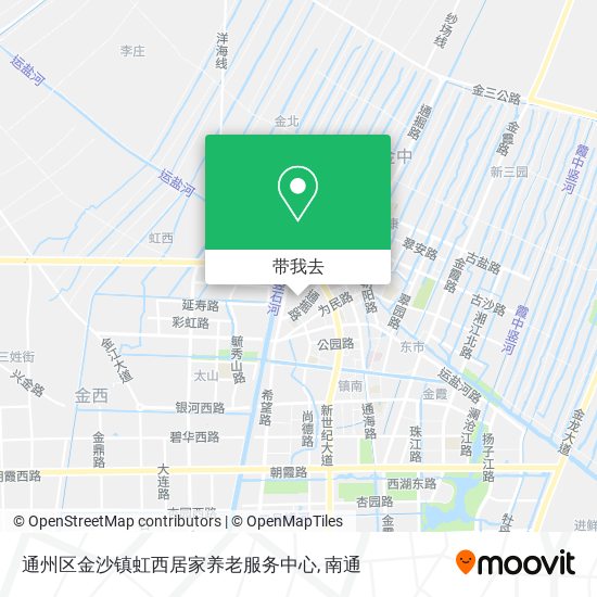 通州区金沙镇虹西居家养老服务中心地图
