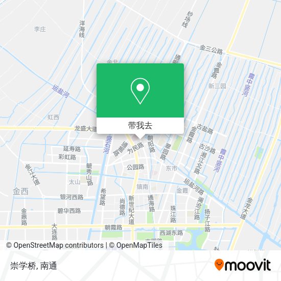 崇学桥地图