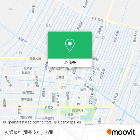 交通银行(通州支行)地图