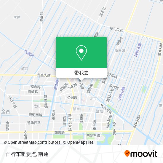 自行车租赁点地图