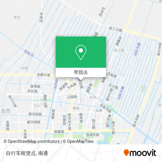 自行车租赁点地图
