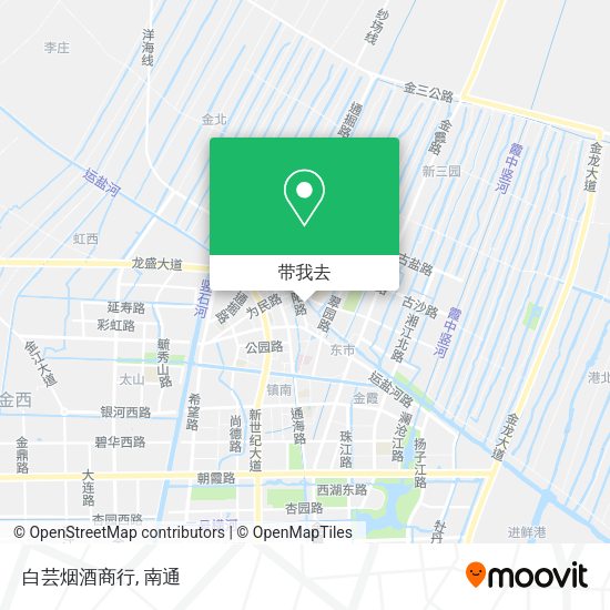 白芸烟酒商行地图