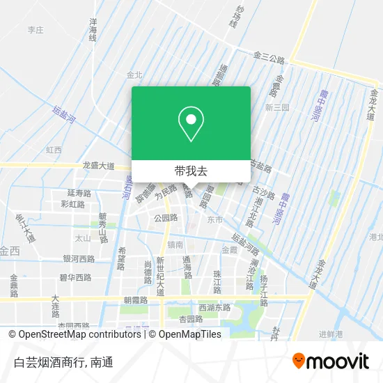 白芸烟酒商行地图