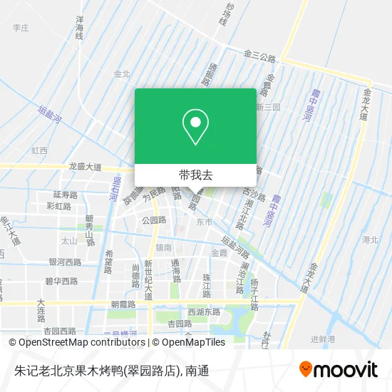 朱记老北京果木烤鸭(翠园路店)地图