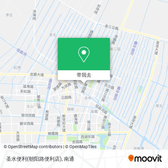 圣水便利(朝阳路便利店)地图
