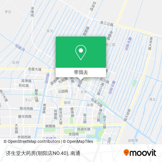 济生堂大药房(朝阳店NO.40)地图