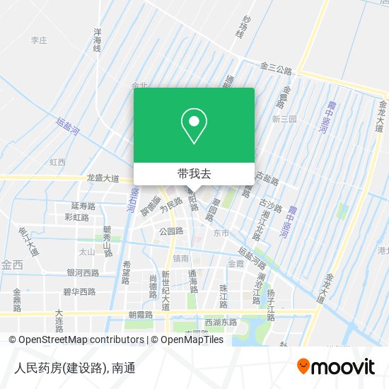 人民药房(建设路)地图