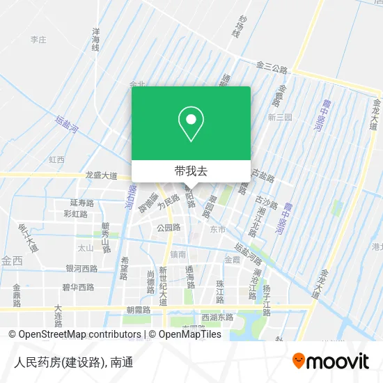 人民药房(建设路)地图