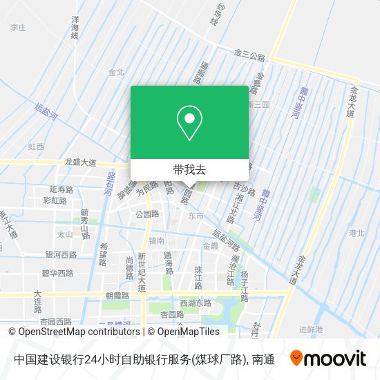 中国建设银行24小时自助银行服务(煤球厂路)地图