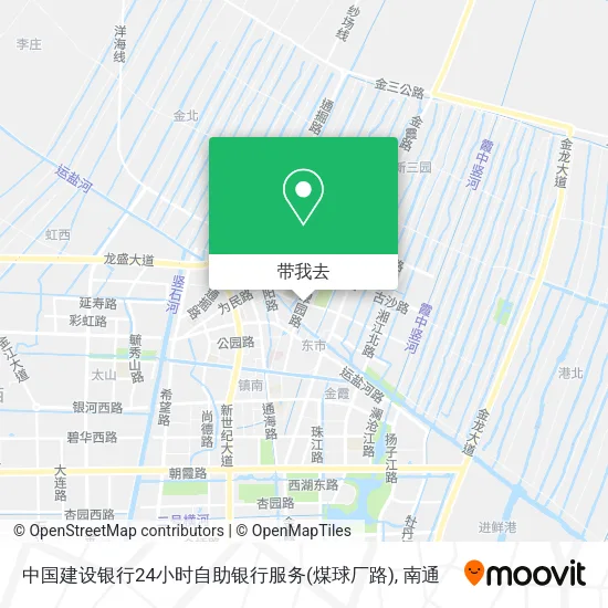 中国建设银行24小时自助银行服务(煤球厂路)地图