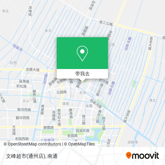文峰超市(通州店)地图