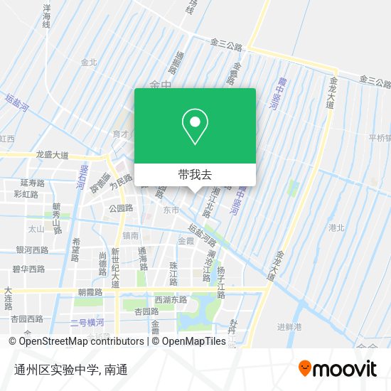 通州区实验中学地图