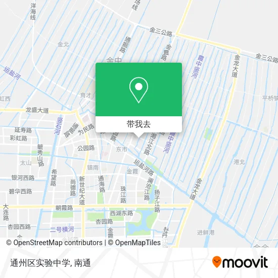 通州区实验中学地图