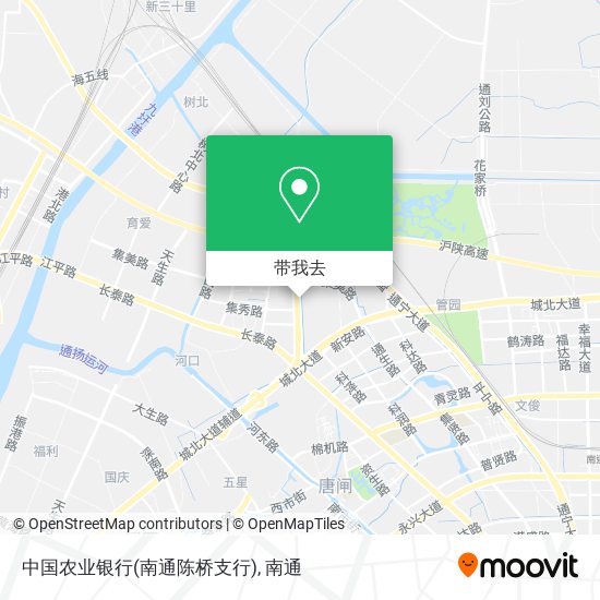 中国农业银行(南通陈桥支行)地图