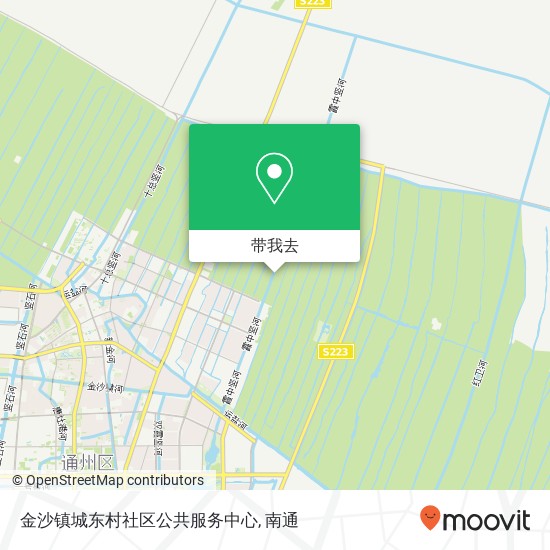 金沙镇城东村社区公共服务中心地图