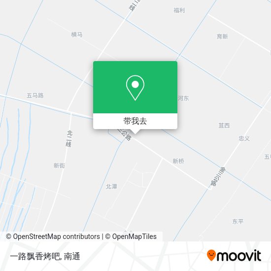 一路飘香烤吧地图