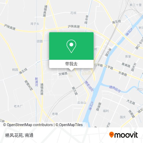 栖凤花苑地图